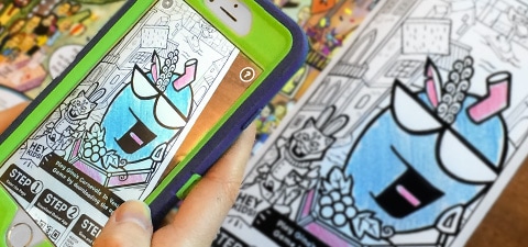 Step 3: Use the Quiver app to watch the characters come to life