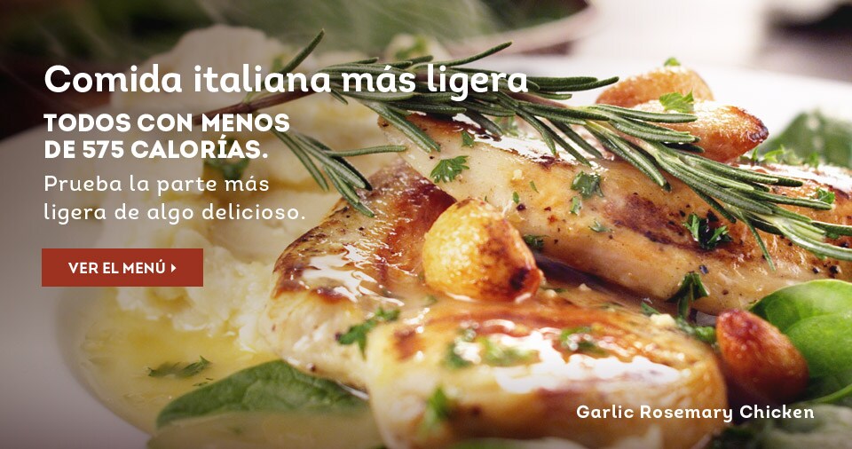 Comida italiana mas ligera
