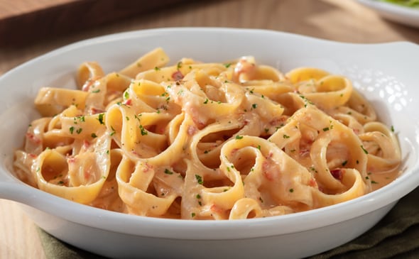 Spicy Alfredo Fettuccine