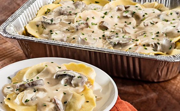 Limited Time Creamy Mushroom Ravioli (Serves 4 - 6)