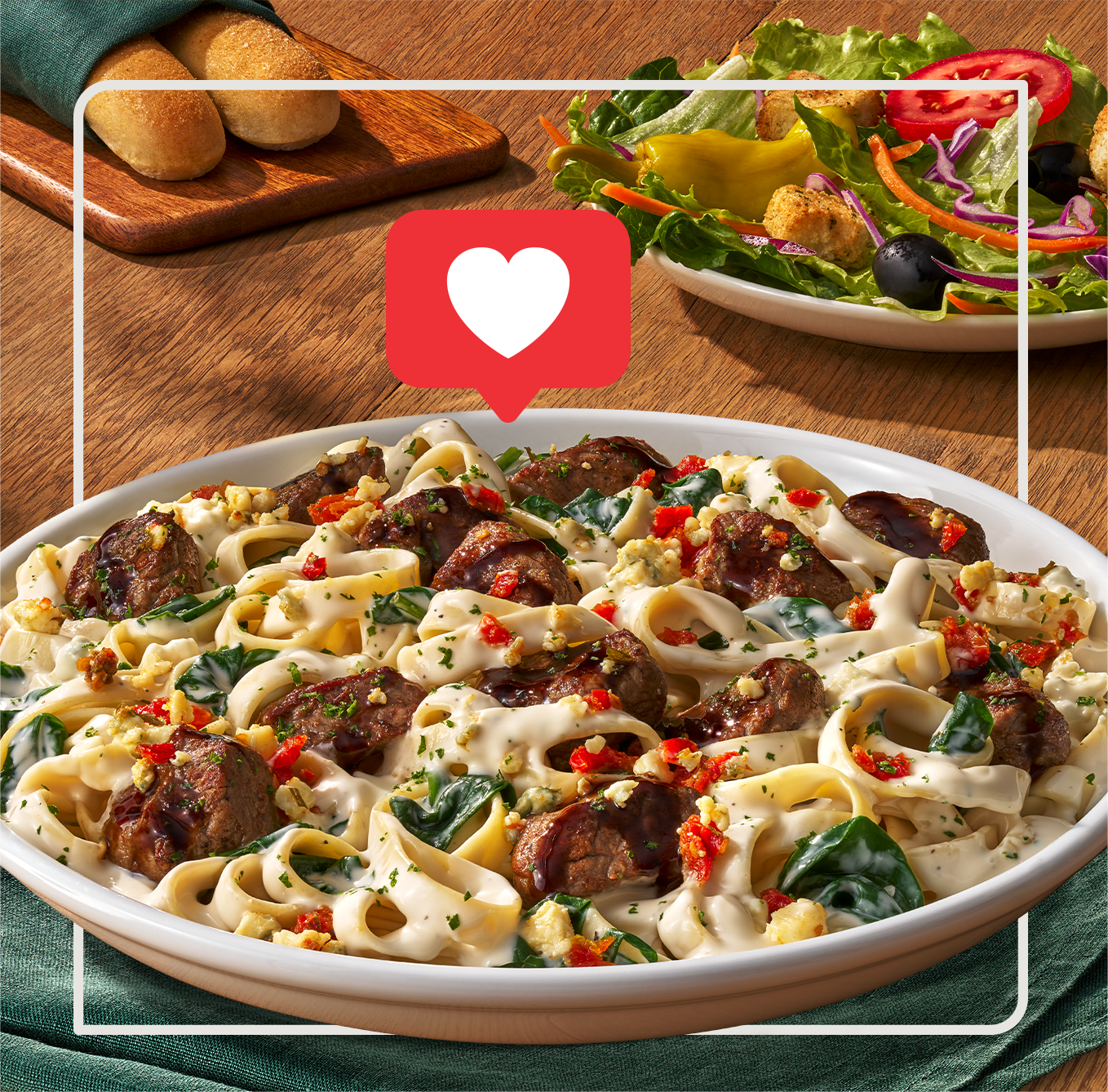 Steak Gorgonzola Alfredo
