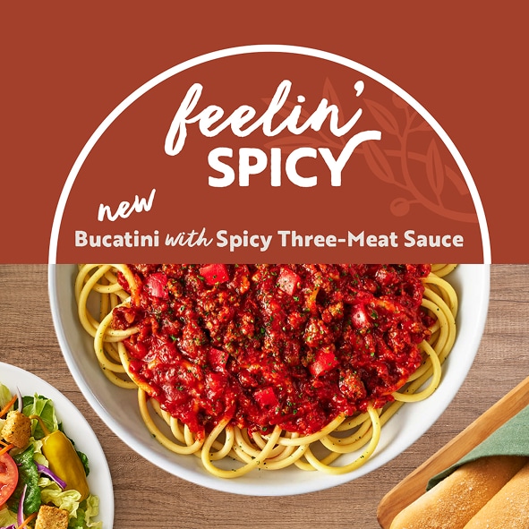 New Bucatini with Spicy Three Meat Sauce