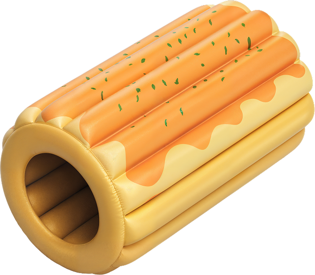 Rigatoni Pool Noodle Float