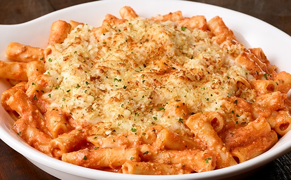 Five Cheese Ziti al Forno, Lunch & Dinner Menu