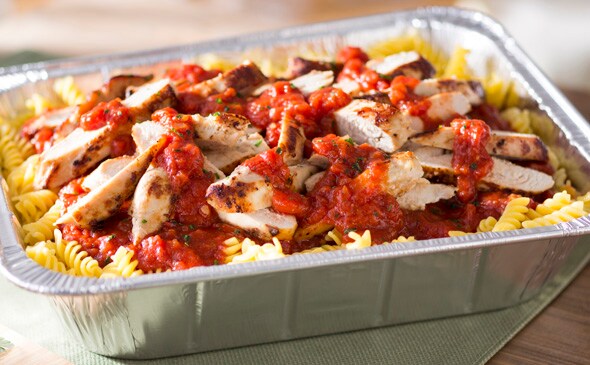 Gluten Free Rotini With Marinara And Grilled Chicken Serves 4 6