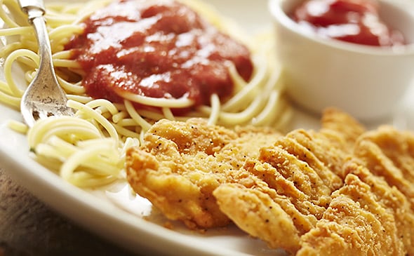 Chicken Fingers Pasta Lunch Dinner Menu Olive Garden