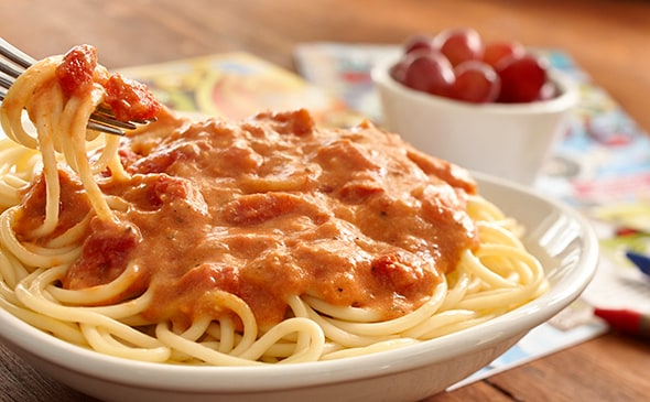 d kids five cheese marinara with pasta dpv