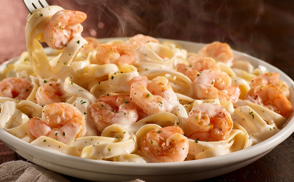 Shrimp Alfredo Lunch Dinner Menu Olive Garden Italian Restaurant