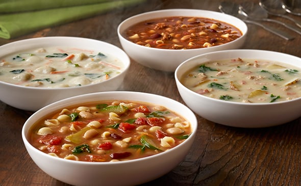 Homemade Soups, Lunch & Dinner Menu