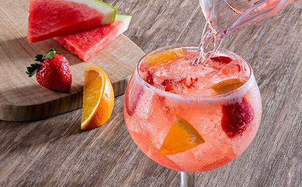 Watermelon Moscato Sangria | Lunch & Dinner Menu | Olive ...