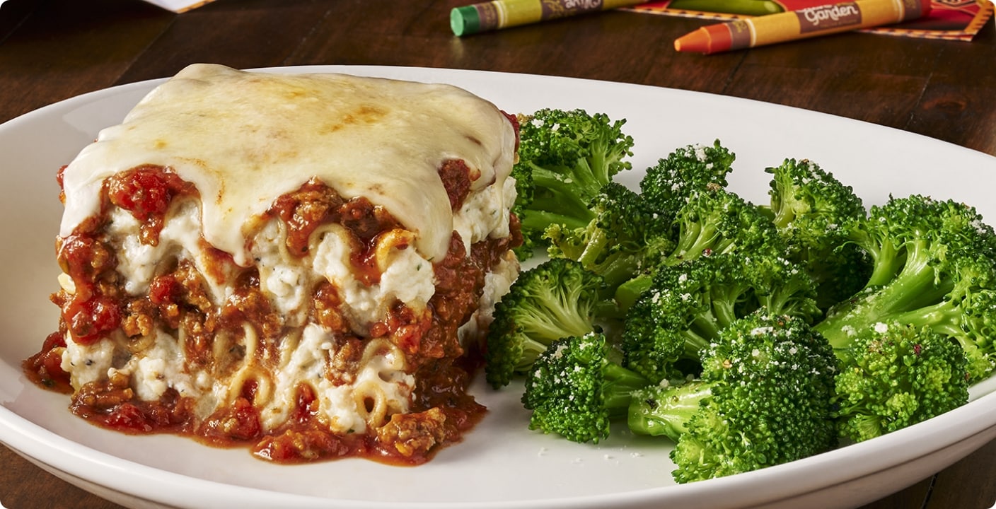 Order the Kids Lasagna, available for a limited time from Olive Garden.