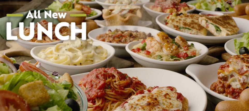 Lunch Favorites at Olive Garden Italian Restaurants