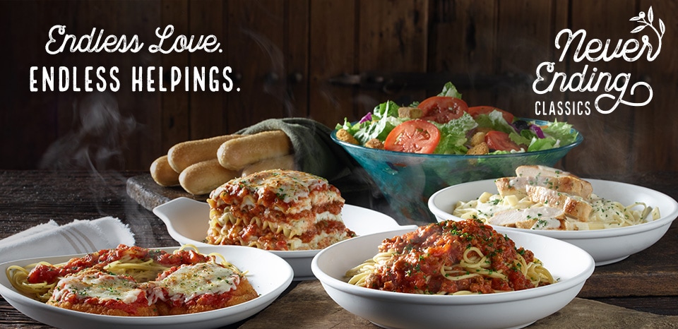 Never Ending Classics At Olive Garden Restaurants